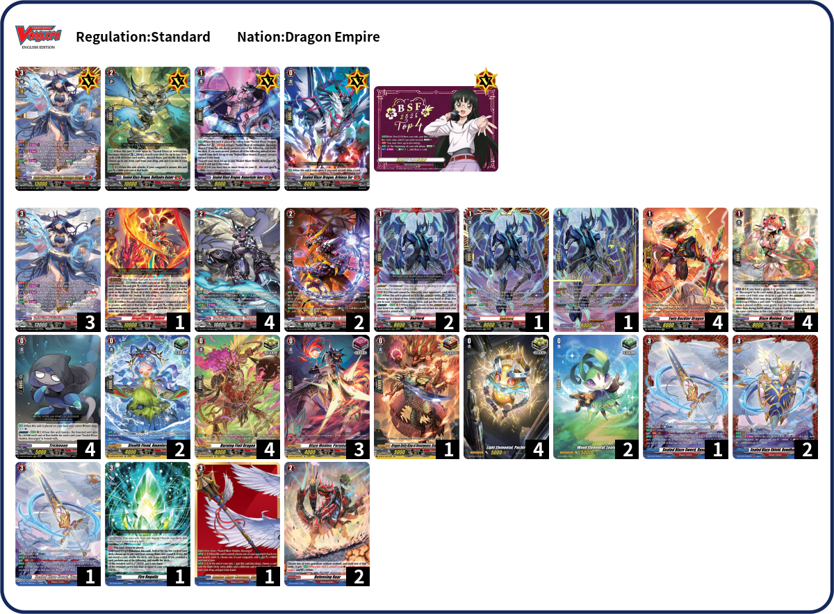 Bze Deck List