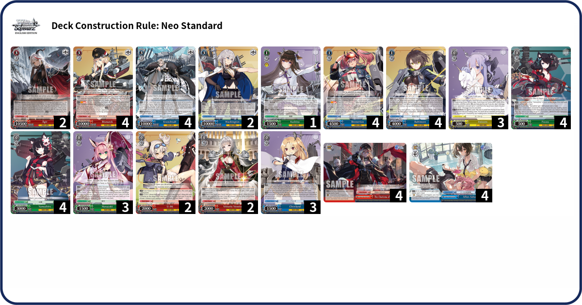 Deck list
