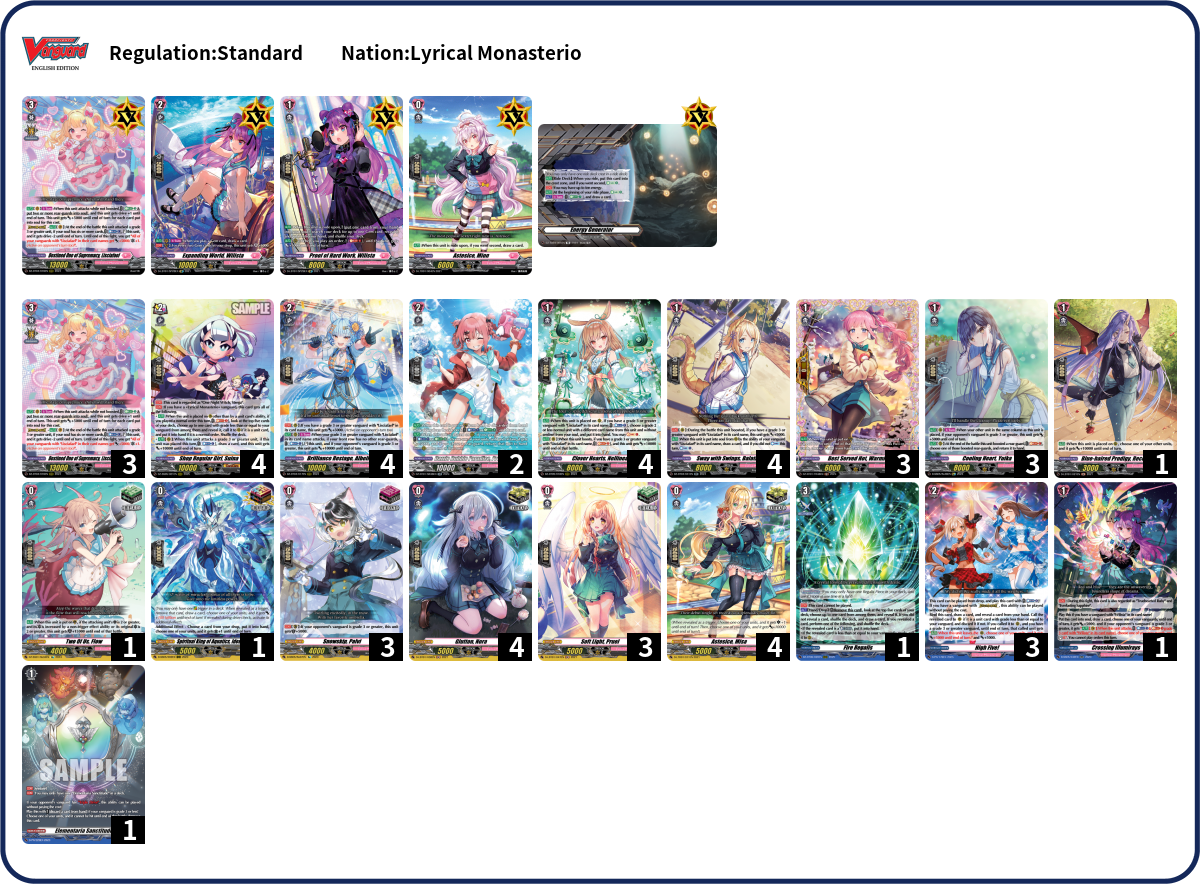 Danny Deck List