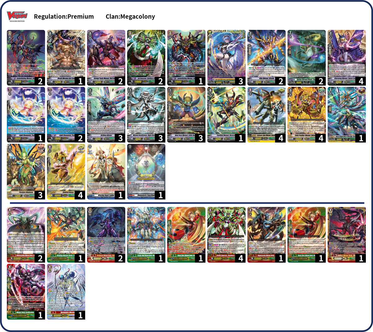 Peter Deck List