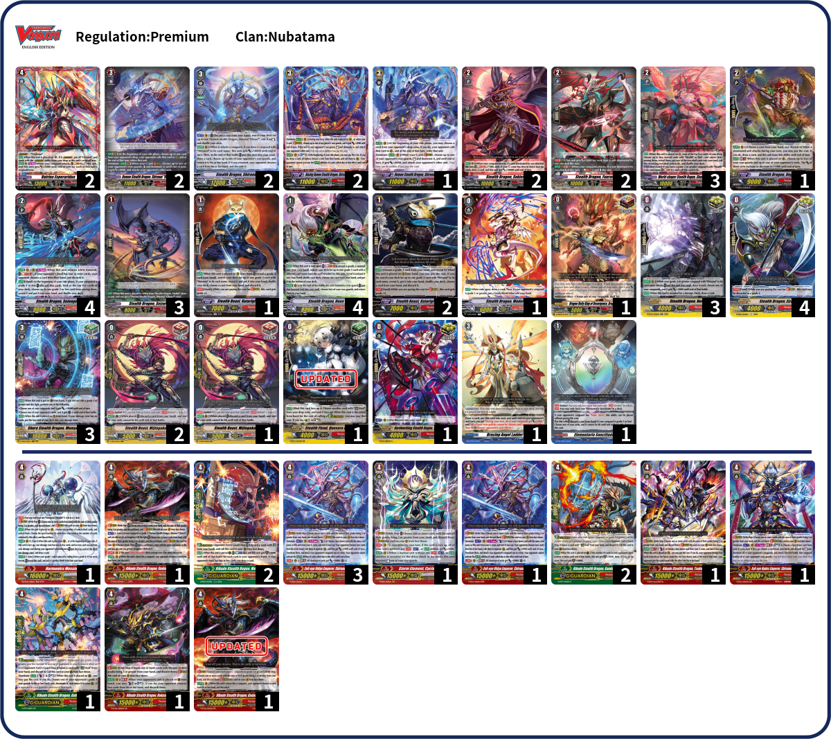 LeezusLee Deck List