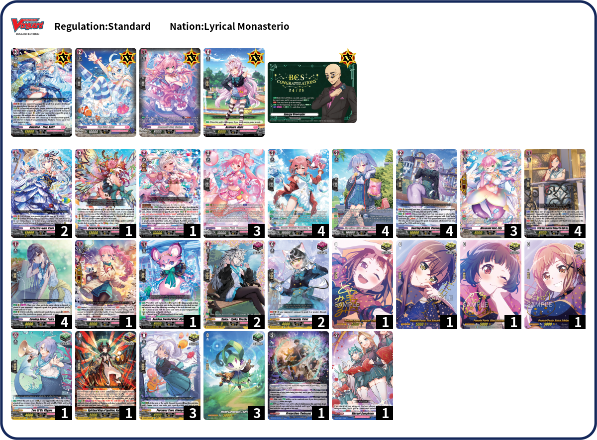Jonathan S Deck List