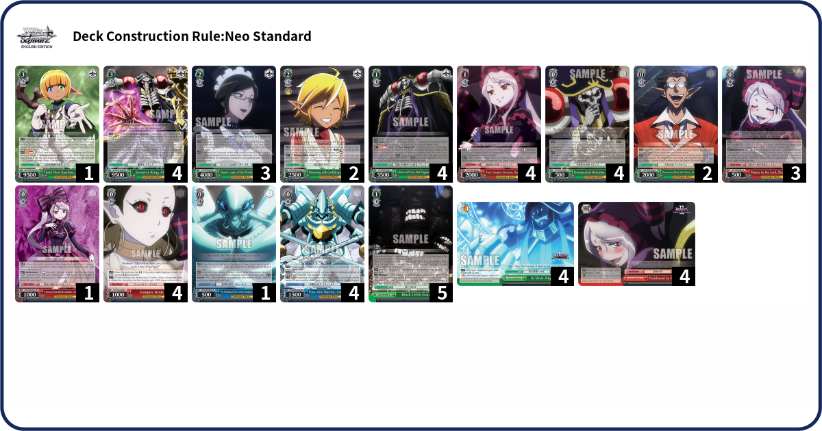 博士 Deck List