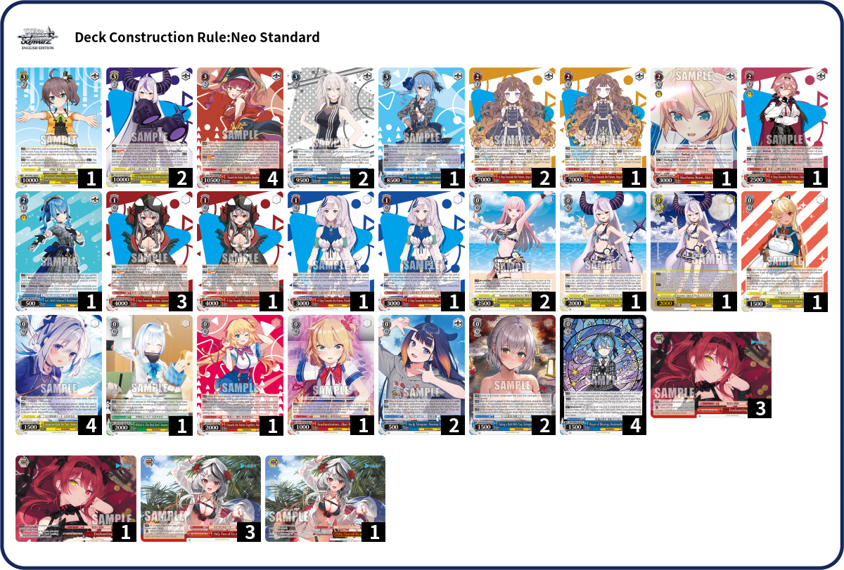 Deck list