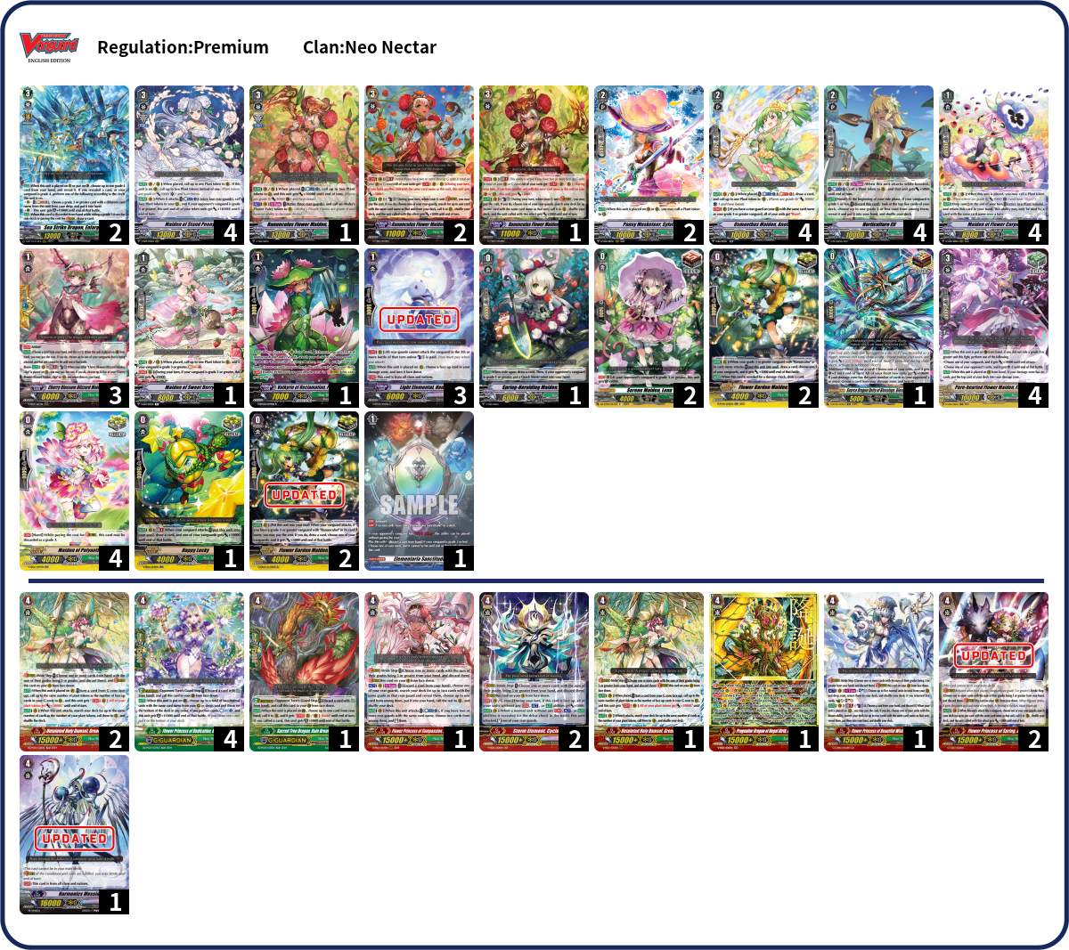 Vinynote Deck List