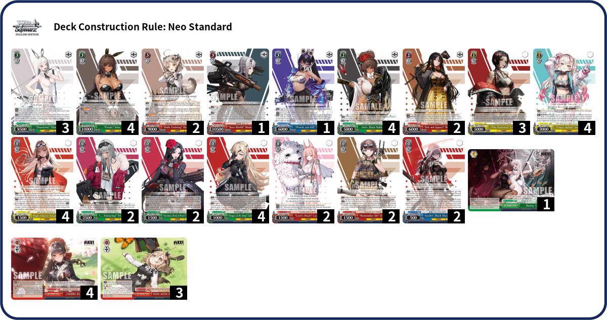 Deck list