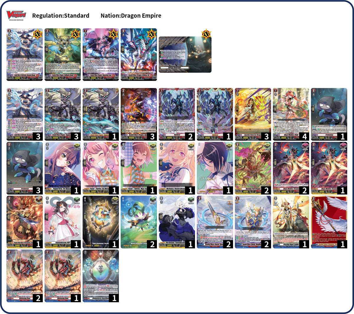 Jose Santos Deck List