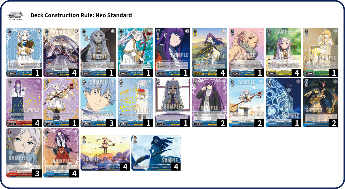 Deck list