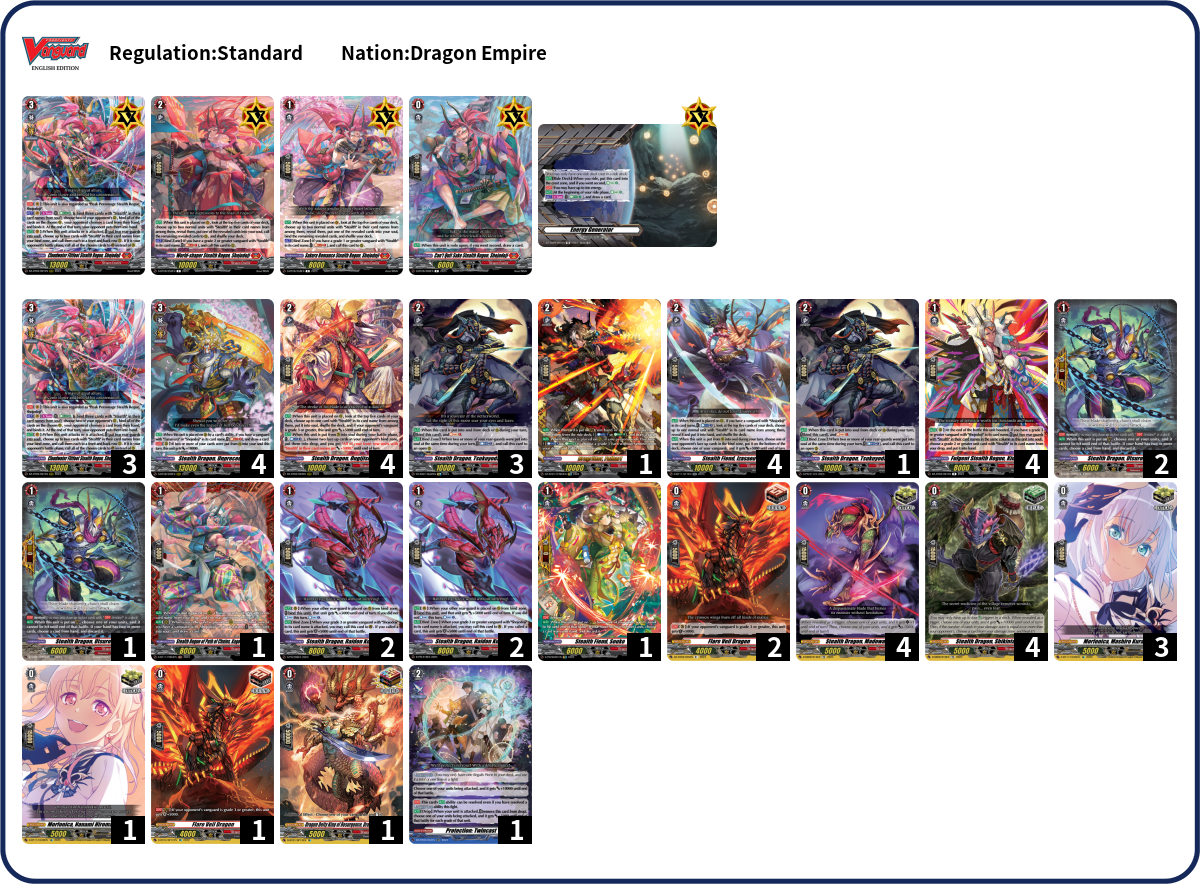 Braceland Deck List