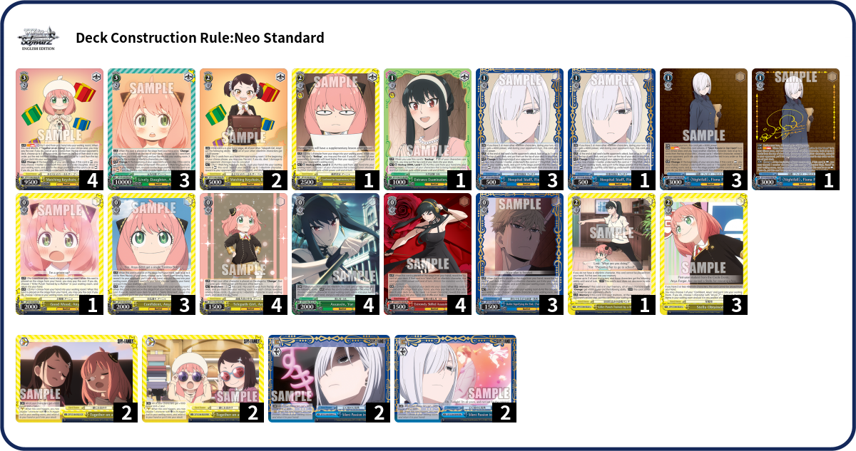 UMR Deck List