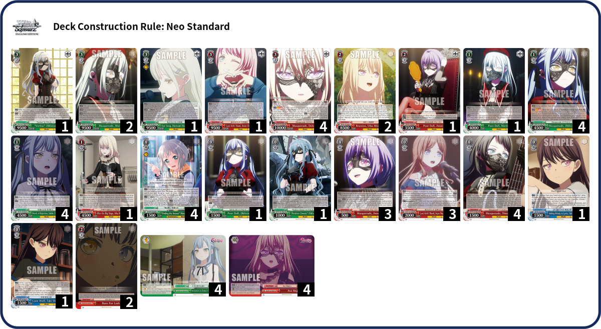 Deck Code [292K3] deck | Deck Log