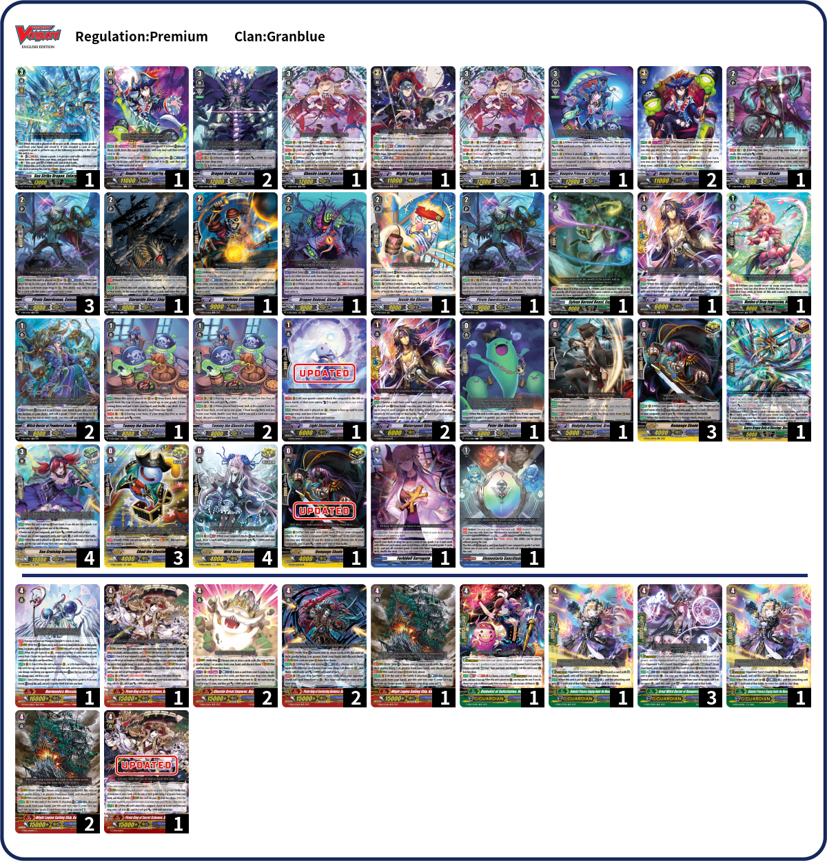 Barney Deck List