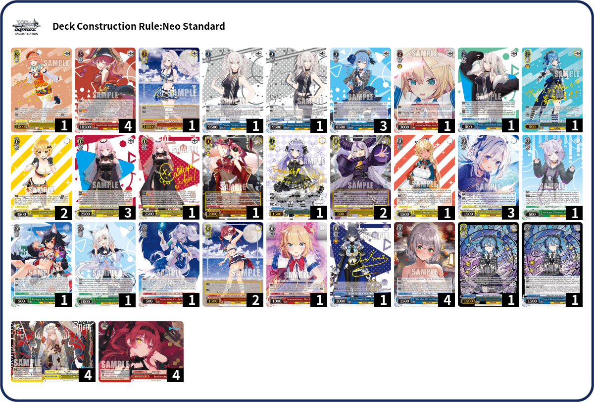 Deck list