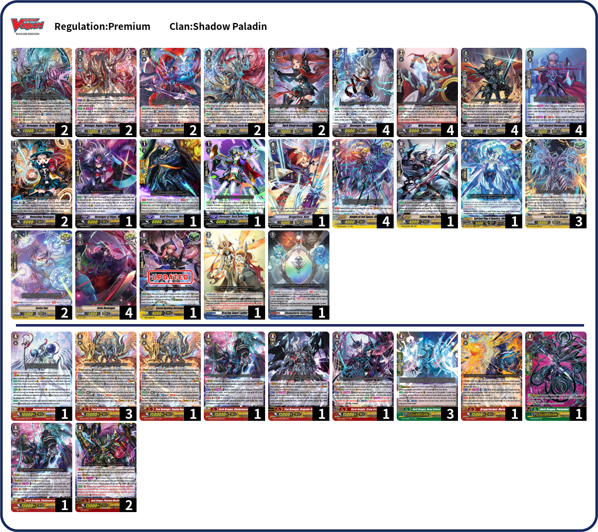 Yozora Deck List