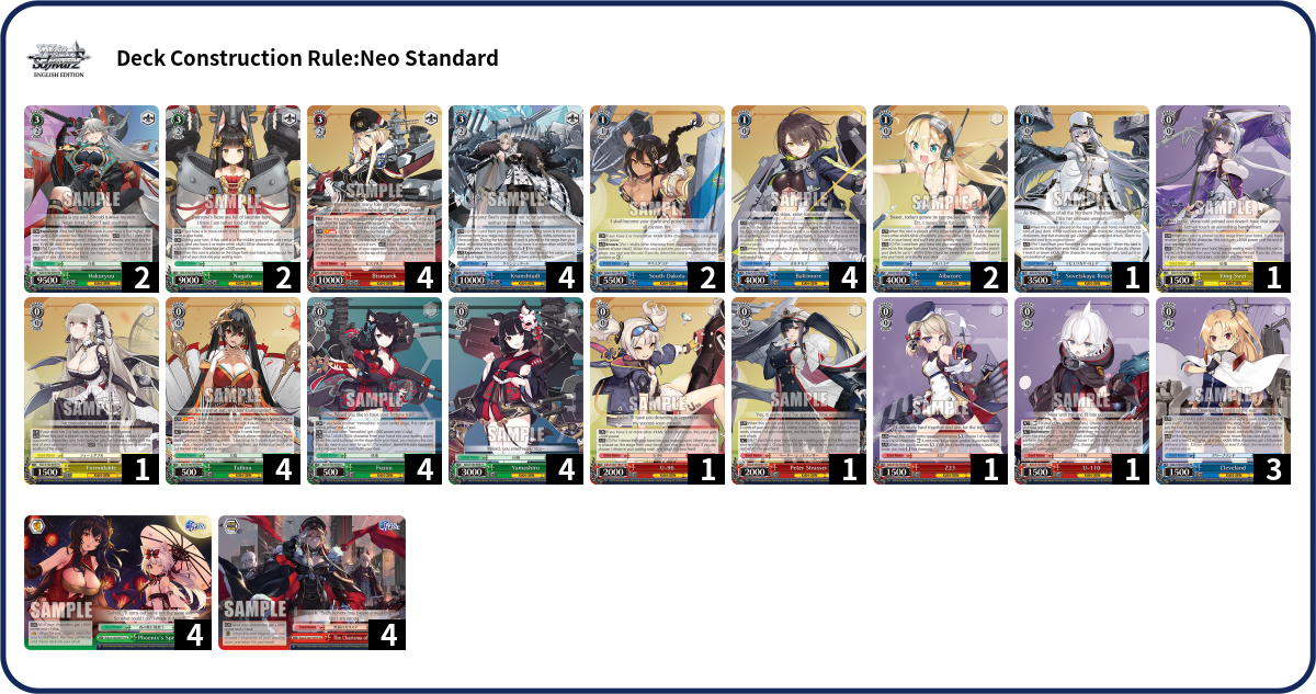 Deck list