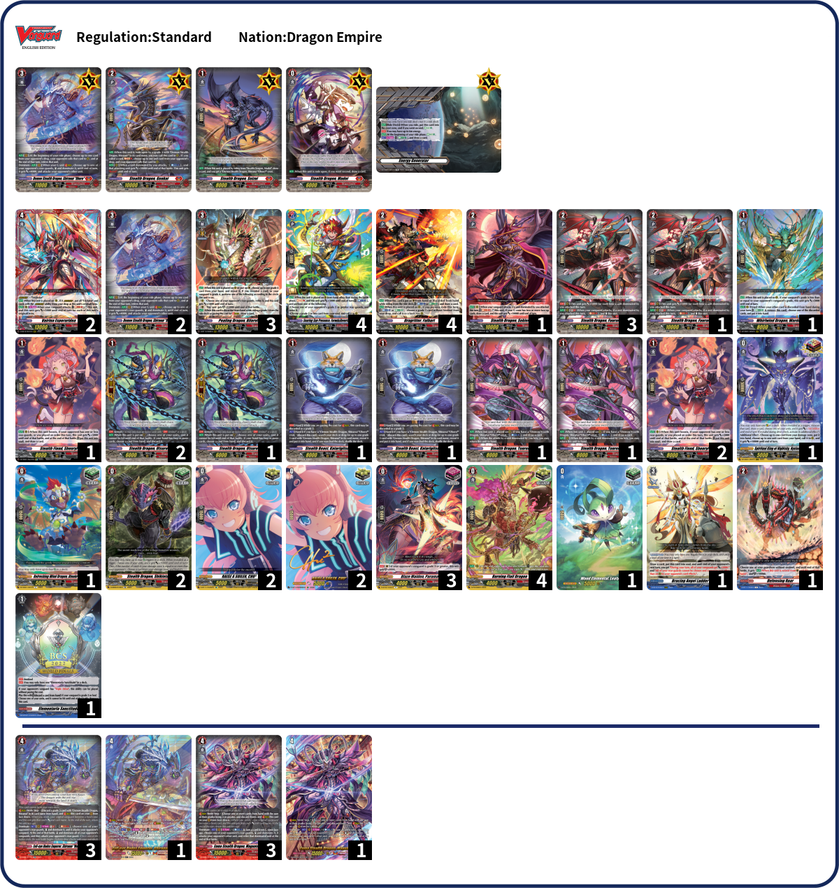 Deck List