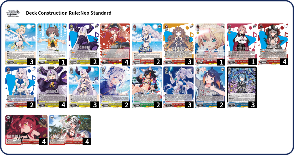 Deck list