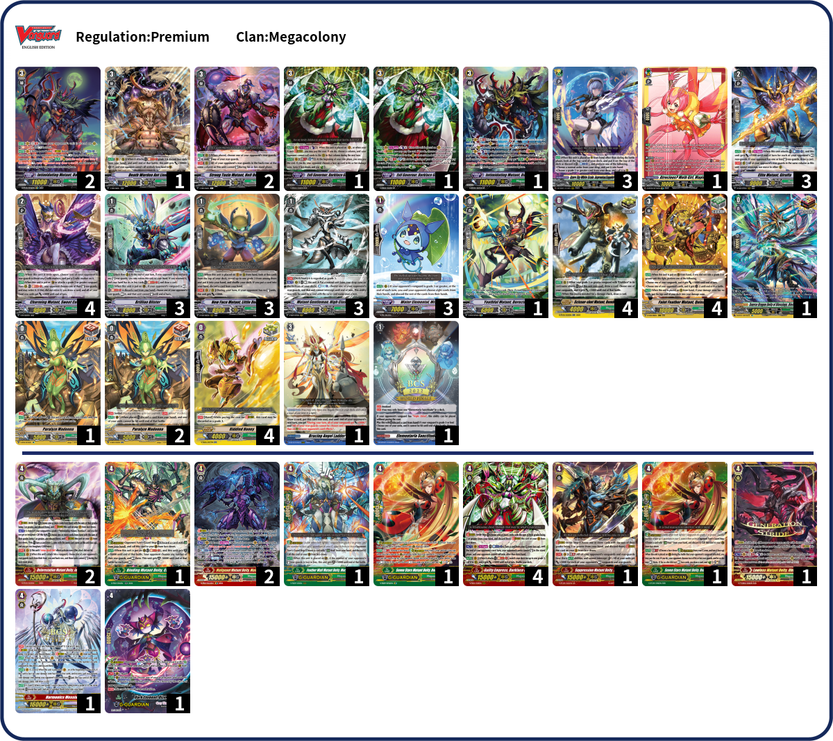 Peter Deck List