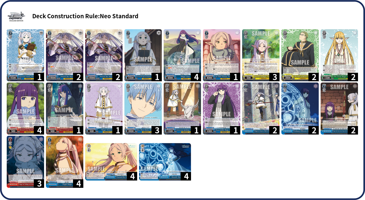 Deck list