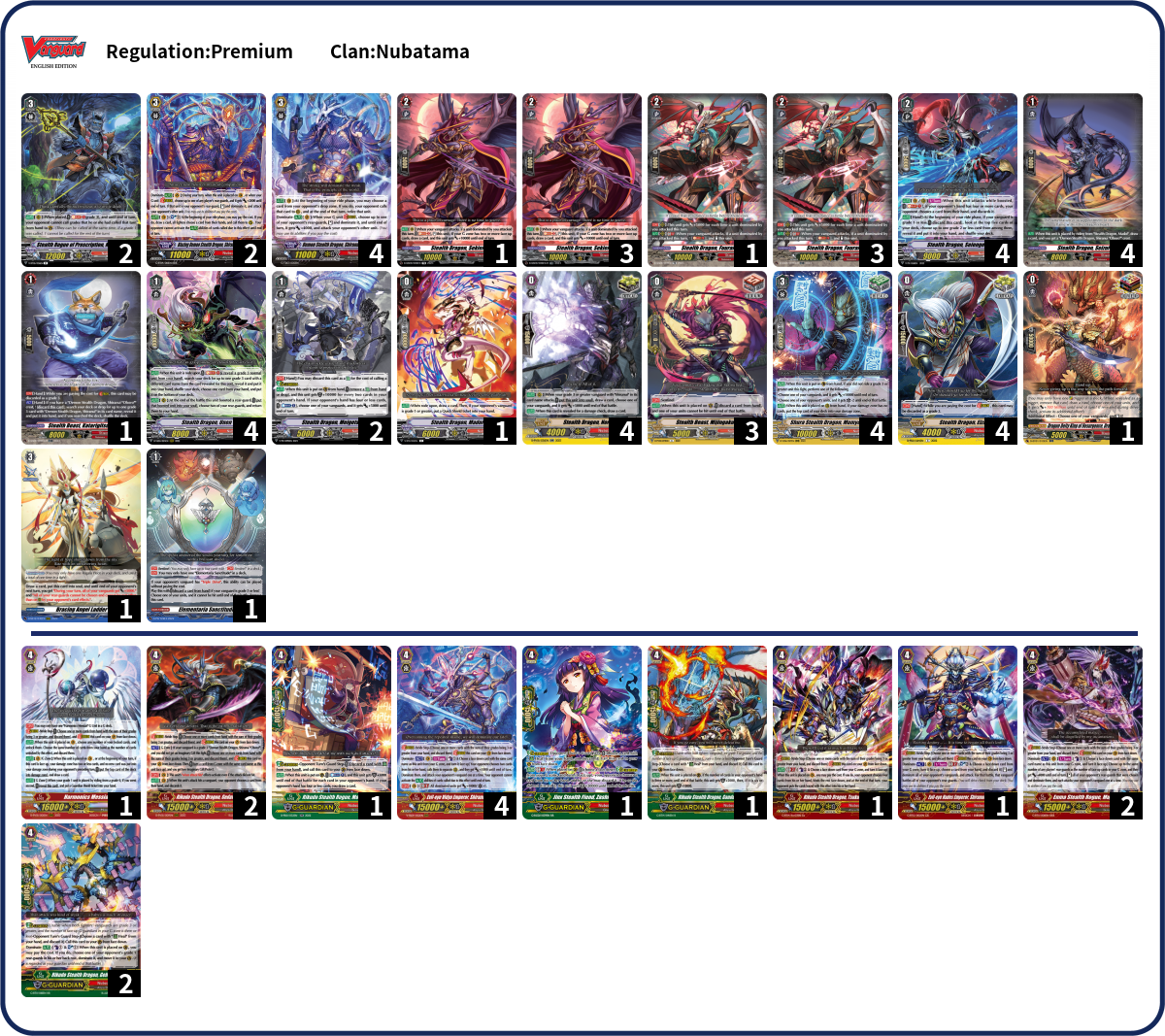 D2QueenAli Deck List