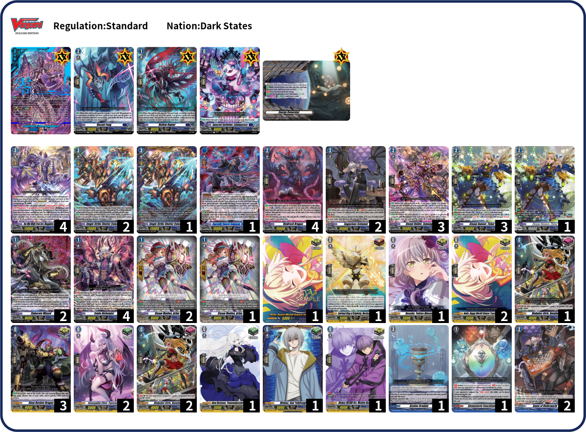 Raymond Tanujaya Deck List