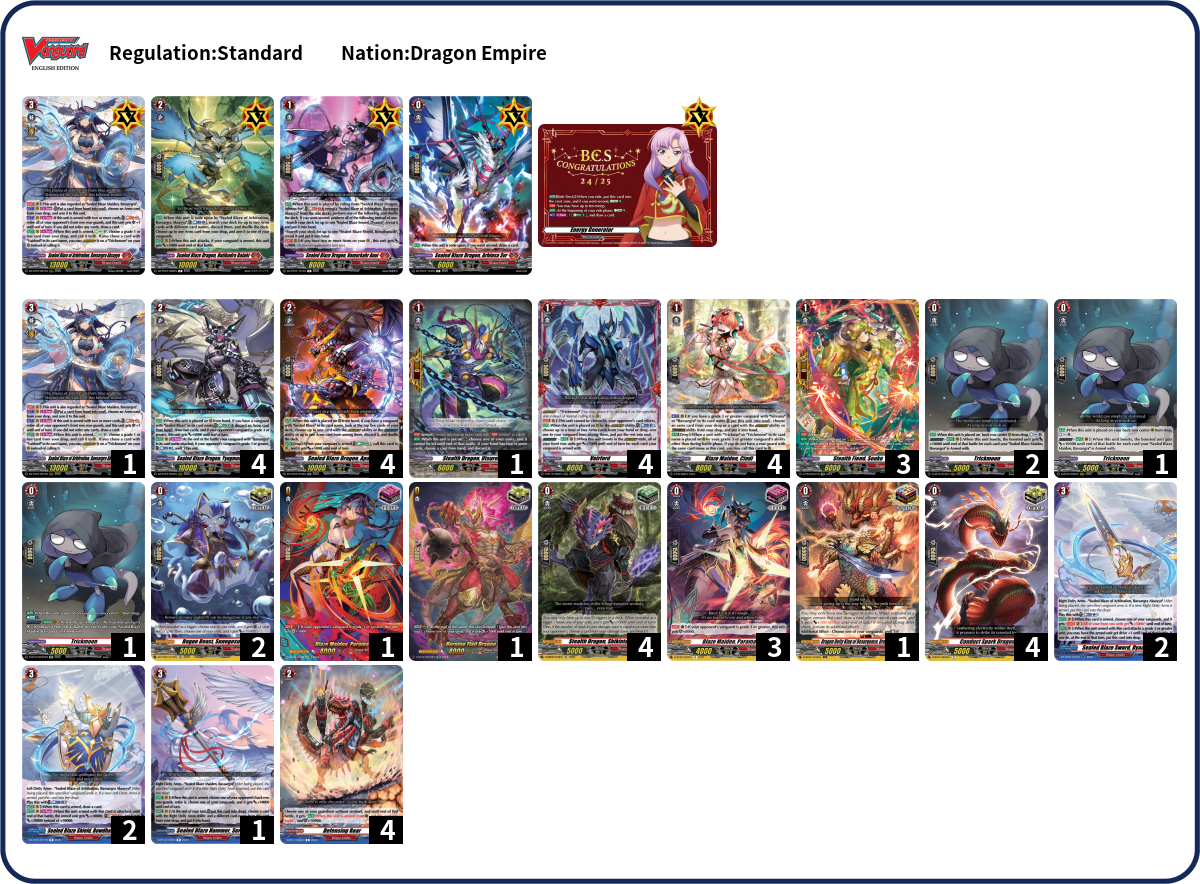 Bryan Deck List