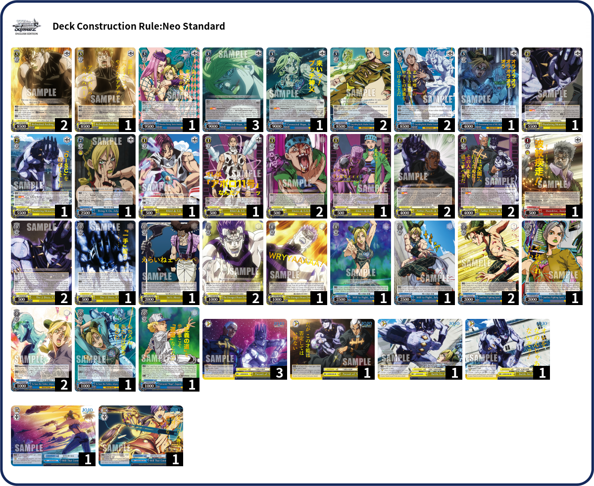 Seizon Senryaku Deck List