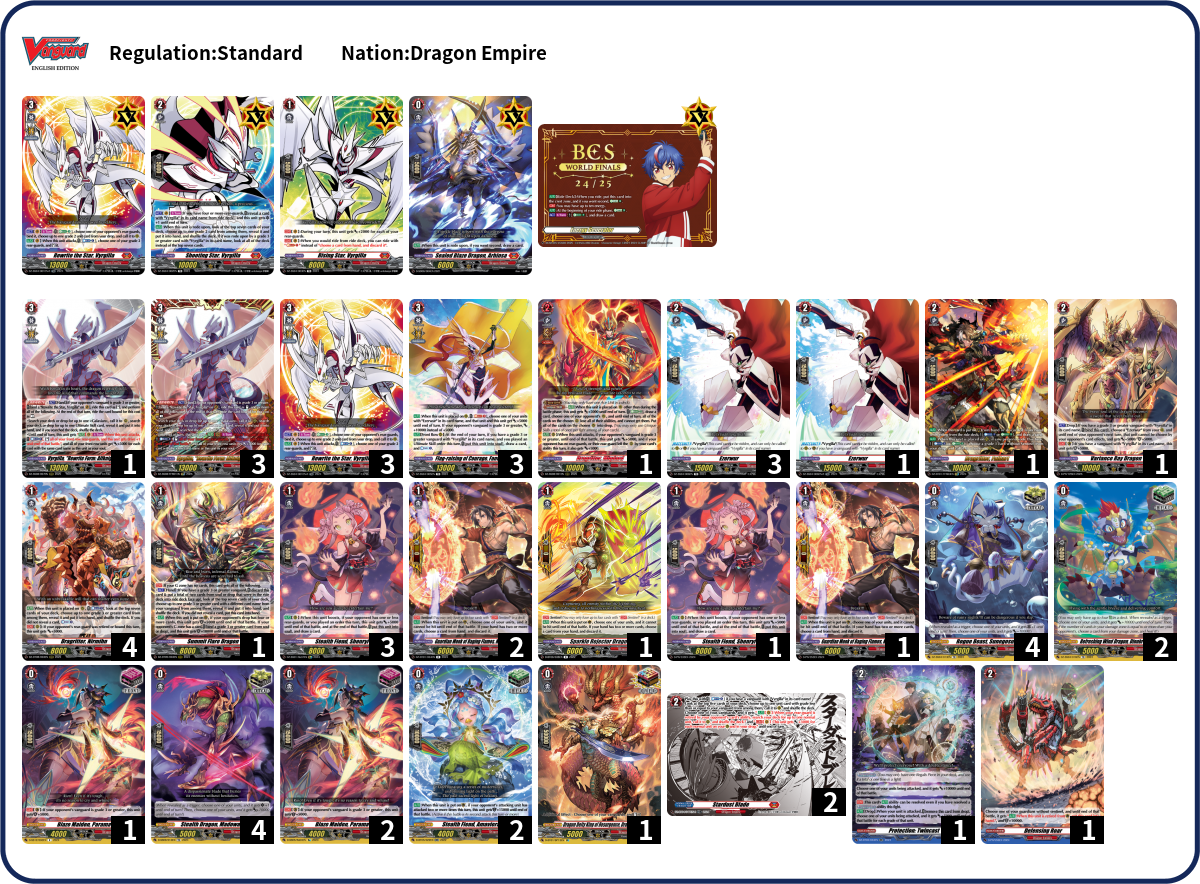 Starling Deck List