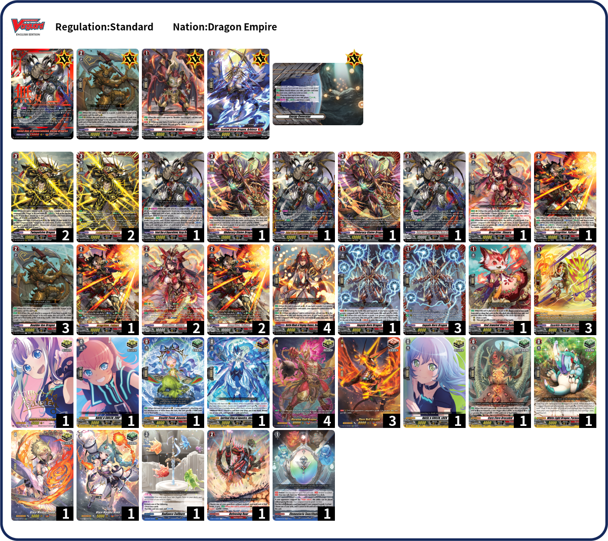 Duo Deck List