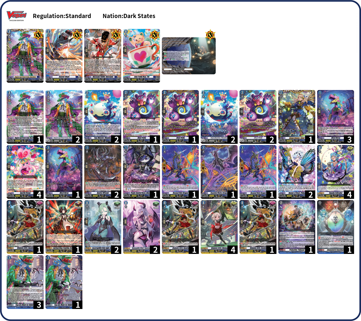Dua Dharma Deck List