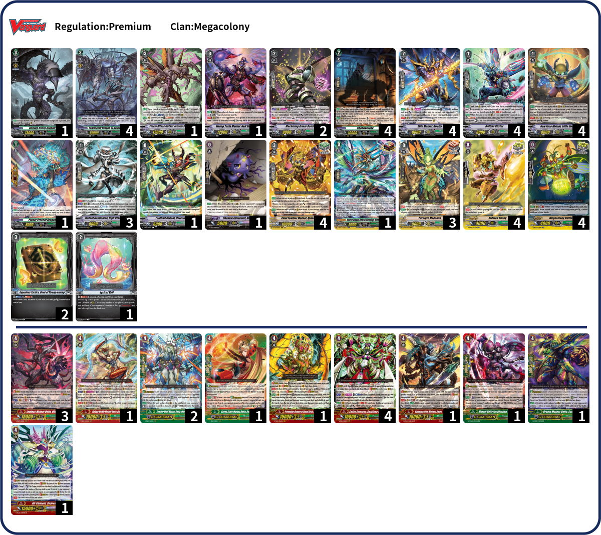 Team Singapore Deck List