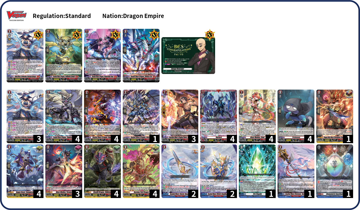 Joseph Alfano Deck List