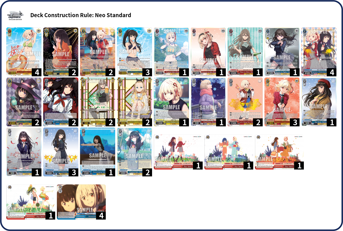 Deck list