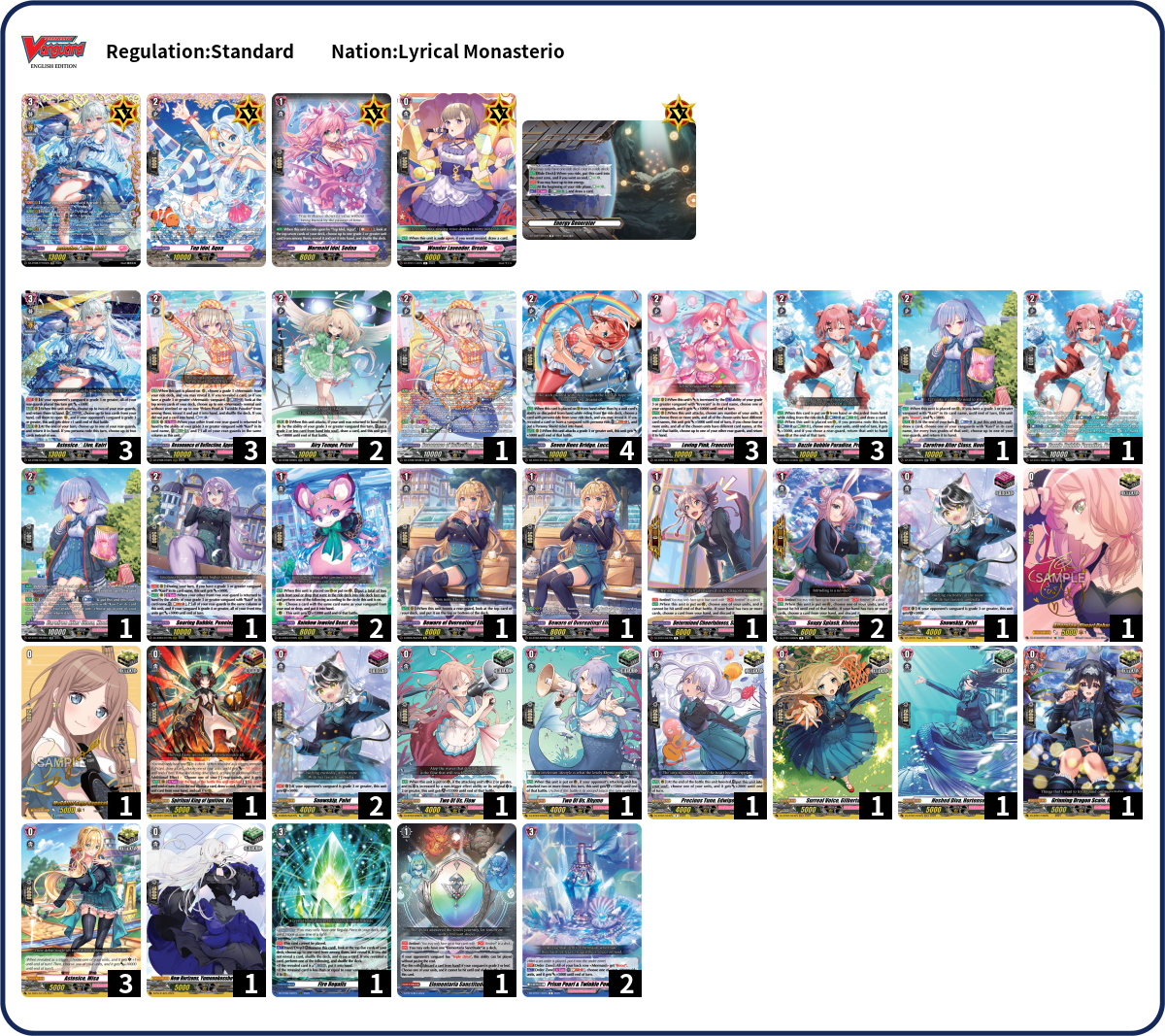 Fairy Deck List