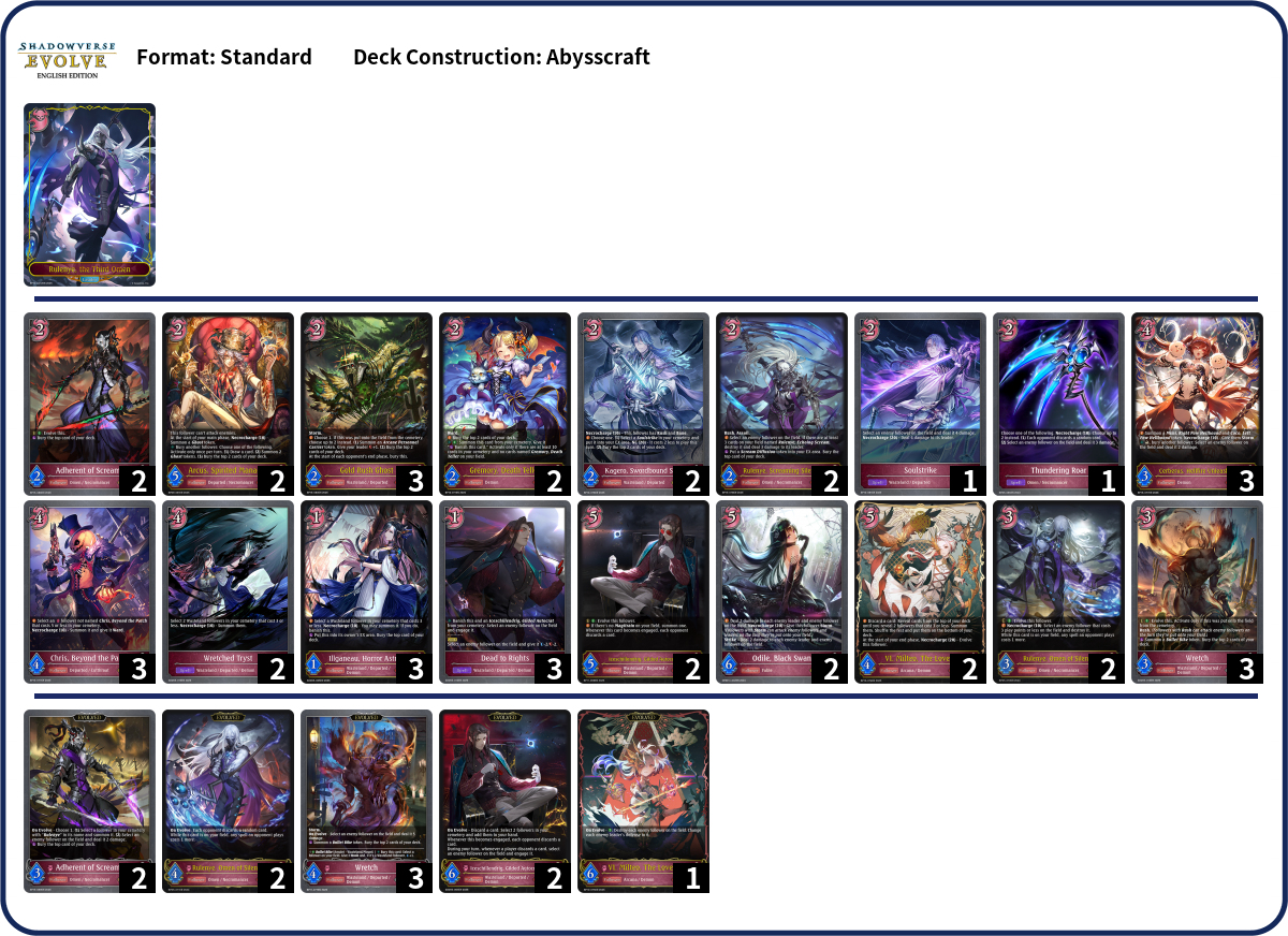 Deck Code [53H0H] deck | Deck Log