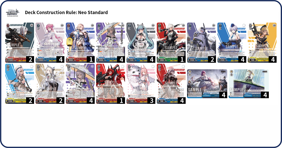 Deck list
