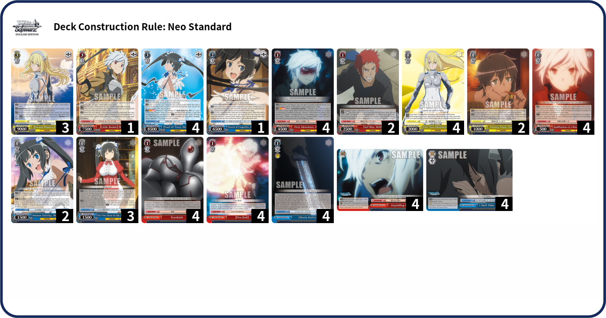 Deck list