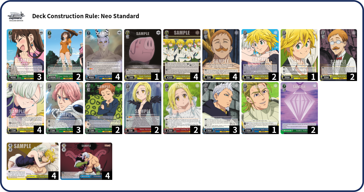 Deck list