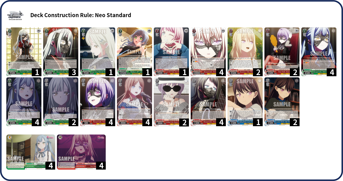 Deck Code [5GX3X] deck | Deck Log