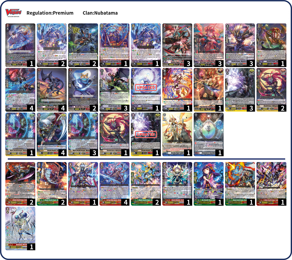 Maelstrom Deck List