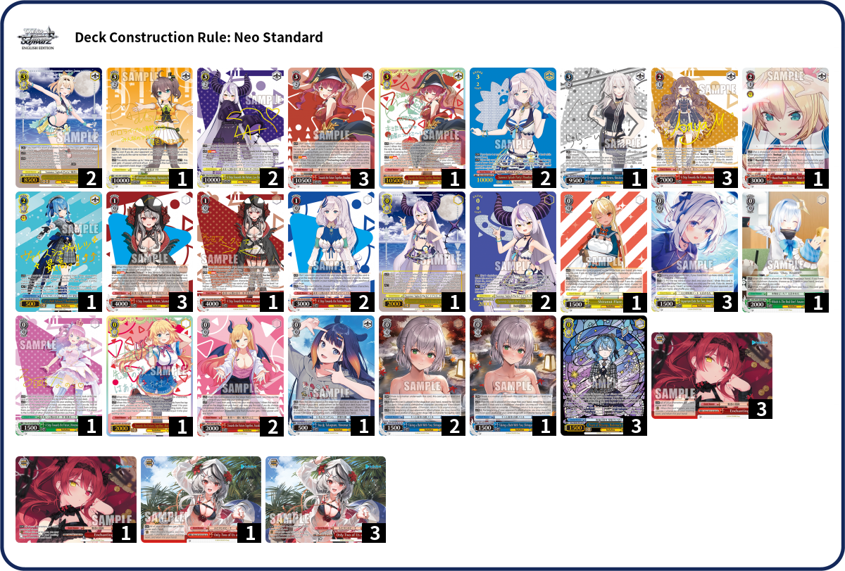 Deck list