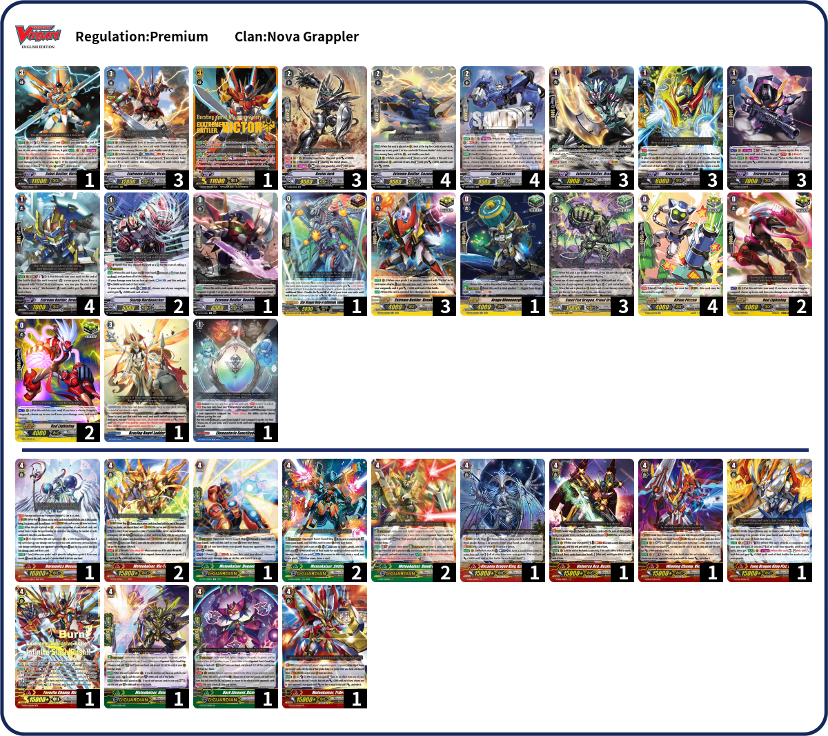 AdR Xpnx Deck List