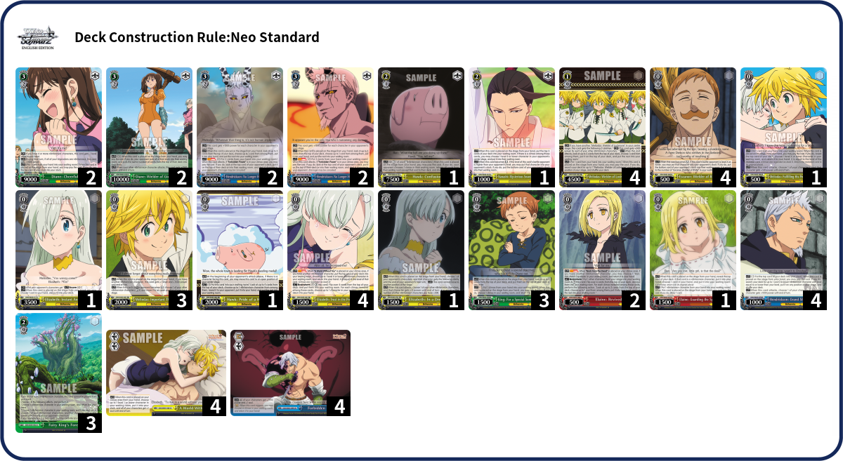 NovaTCG Deck List