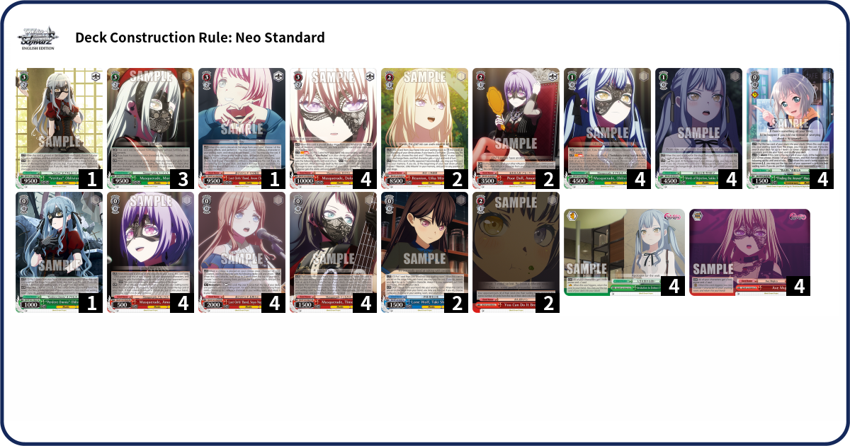 Deck list
