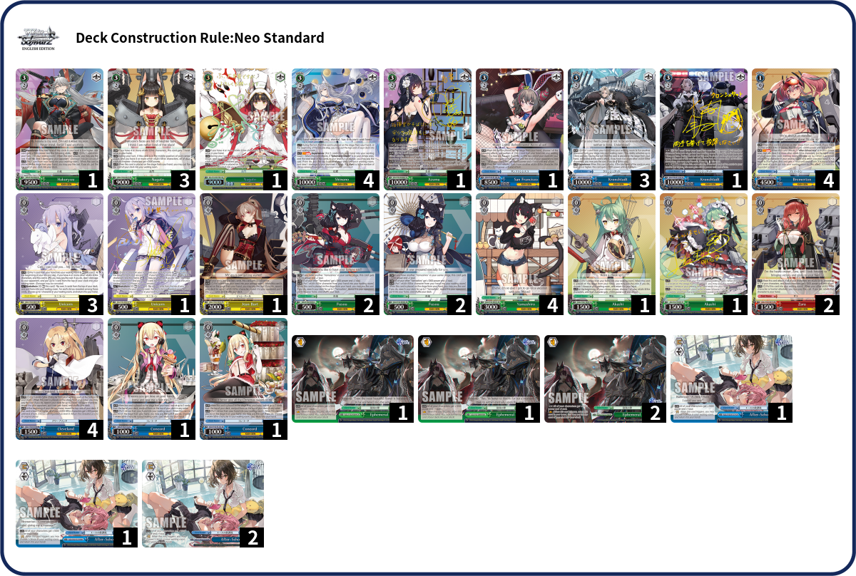 Deck list