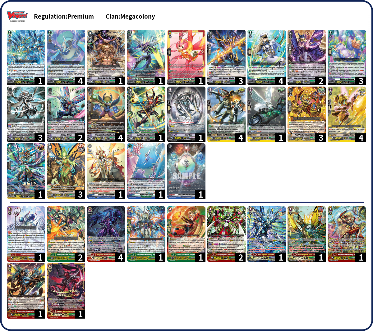 Loganime  Deck List