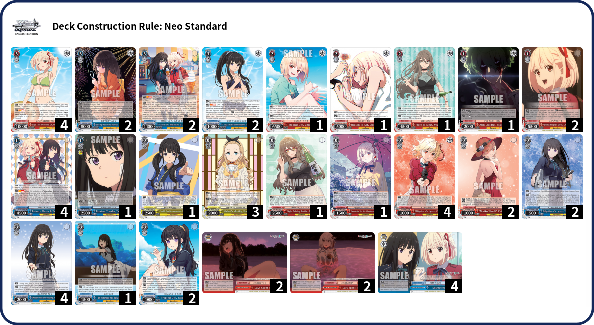 Deck Code [6EW1U] deck | Deck Log