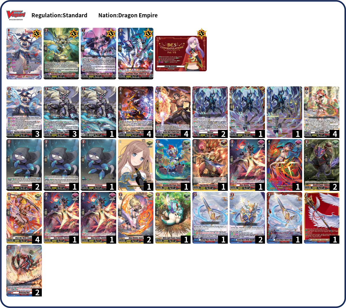 Dorian Deck List