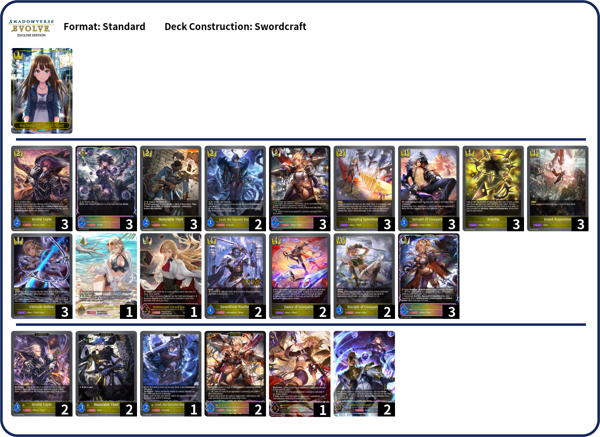 Deck Code [6SQXB] deck | Deck Log