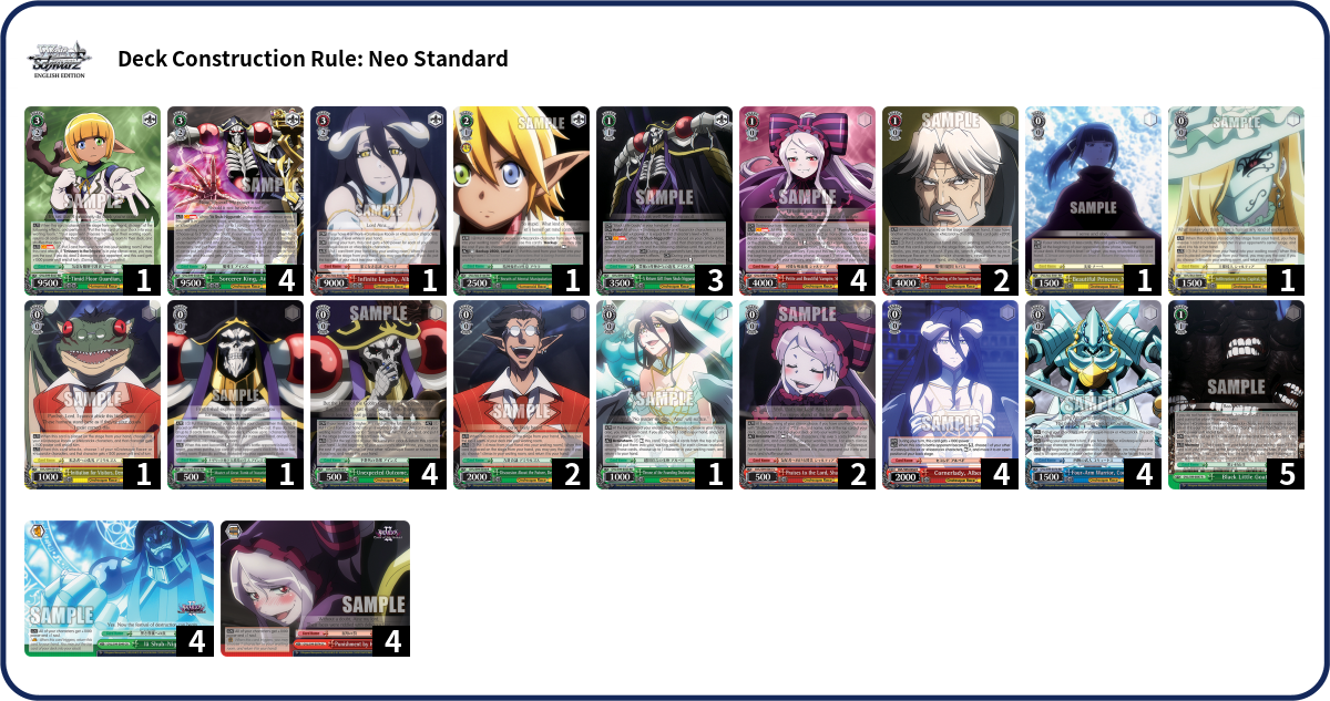 Deck Code [6SXSC] deck | Deck Log